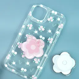 PEEPERLY Floral Printed iPhone 15 Plus Back Case Mobile Accessories-75