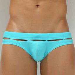 Panteazy's Men Mid-Rise Basic Briefs LO-S02-FCD-B-S-Black-16