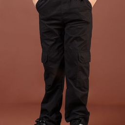 V-Mart Boys Regular Fit Mid Rise Flat Front Cargo Trousers-picture-52
