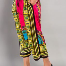 HANDICRAFT PALACE Women Floral Printed Relaxed Trousers-picture-40