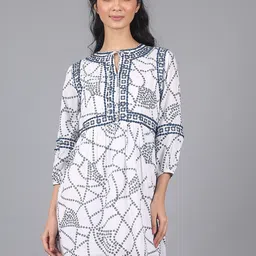 STIL O STITCH Print A-Line Dress-picture-56