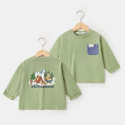 LULU & SKY Boys Typography Pockets T-shirt-image-64