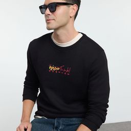 Trendyol Women Typography Printed Sweatshirt-image-13