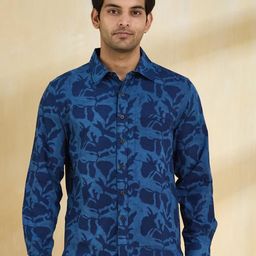 Fabindia Men Opaque Printed Casual Shirt-image-96