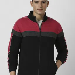 Peter England Casuals Men Colourblocked Sweatshirt-picture-37