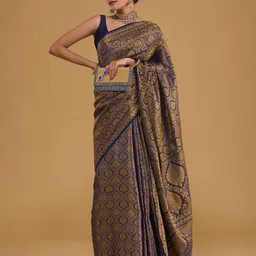 SHOP DROP Woven Design Pure Silk Banarasi Saree-image-85