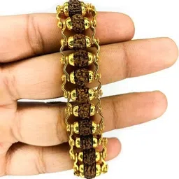 Divine souvenirs Unisex Gold Plated Artificial Beaded Wraparound Bracelet-picture-25