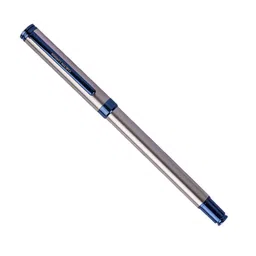 Carlton London Grey & Blue Sleek Metallic Ball Pen-picture-12