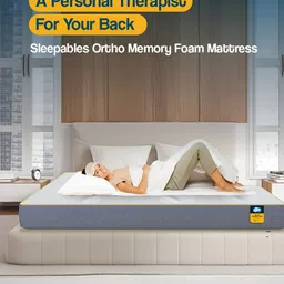 Centuary White Quilted Memory Foam Orthopedic SingleMattress-image-12