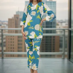 BAESD Women Floral Printed Regular Kurta with Palazzos-picture-55