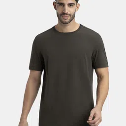 Jockey Men Solid Round Neck Pure Cotton T-shirt-image-27