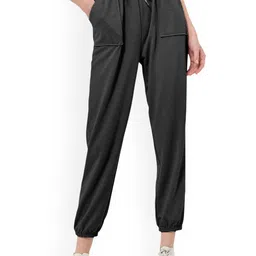 NOTWILD Women Cotton Mid-Rise Joggers-47