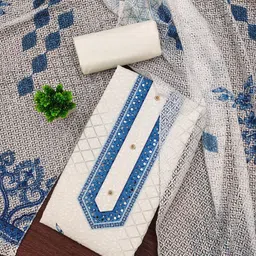 Panzora Printed Unstitched Dress Material-image-86