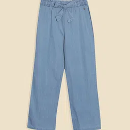 Allen Solly Junior Girls Mid-Rise Regular Fit Trousers-41
