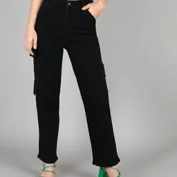 Glossia Nova Women Comfort Wide Leg High-Rise Acid Wash Stretchable Jeans-picture-20