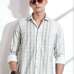 Thomas Scott Men Classic Slim Fit Opaque Casual Shirt-picture-35