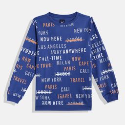 Allen Solly Junior Boys Typography Printed Sweatshirt-picture-14