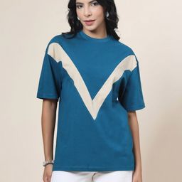 VESTIDO MODAS Women Applique T-shirt-image-72