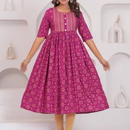 Sanganeri Kurti Women Ethnic Motifs Printed Kurta-image-76