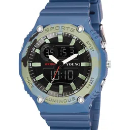 Kool Kidz Unisex Kids Dial & Straps Analogue and Digital Watch YM 664 BL-37
