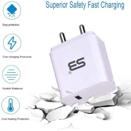 shopbucket Wall Charger Accessory Combo for Tecno Spark Power, Tecno Spark 6 Air, Tecno Spark Go, Tecno Spark 5, Tecno Spark Power. image 5