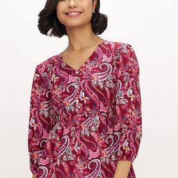 DressBerry Women Paisley Print Top-image-93