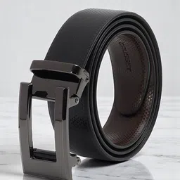 CRUSSET Men Textured PU Formal Belt-image-42