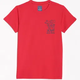 Allen Solly Junior Boys Graphic Printed Round Neck Cotton T-shirt-image-33