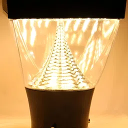 KINIS Black Modern Shape Gate & Garden Outdoor Lamps-10