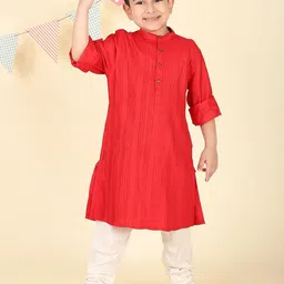 Fabindia Boys Striped Festive Straight Kurtas-45