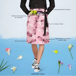 ArtzFolio Printed Apron With 1 Patch Pockets image 5