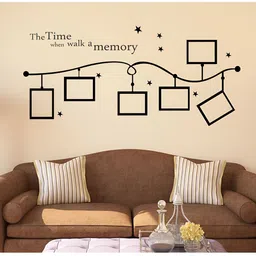 LANSTICK Black Frame & Memories Printed Self-Adhesive WallStickers-image-50