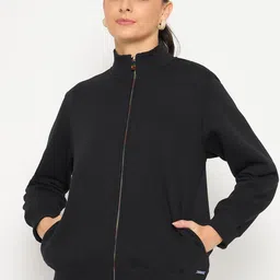 Madame Women Cotton Solid Sweatshirt-picture-39