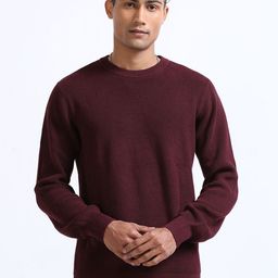Espanshe Men Self Design Pullover Sweatshirt-image-72