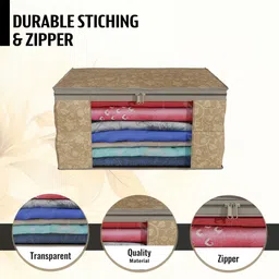 Kuber Industries Brown Set of 6 Regular Drawer Organiser Organisers image 4