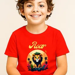 TAGWEAR Boys Graphic Printed Round Neck Cotton T-shirt-picture-46