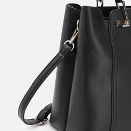French Connection Structured Handheld Bag with Detachable Sling Strap image 5