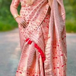 Woven Mekhela Chador Silk Blend Saree-image-22