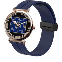 DOUBLERUN Unisex Metal Dial & Silicon Straps Analogue Multi Function Watch H05N24013-14