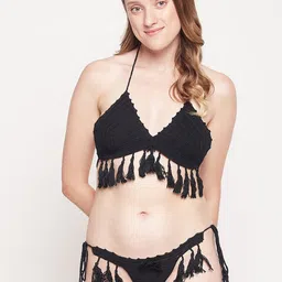 NIMRA FASHION Self Design Swim Bikini Set-image-93