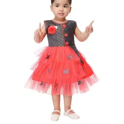 Smuktar garments Girls Red Dresses-55