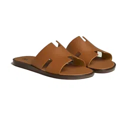 ITALIAN SHOES CO Tan Flip Flops-picture-43