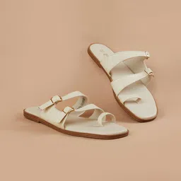 Ginger by Lifestyle Women One Toe Flats-image-79