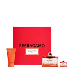 Salvatore FerragamoSet Of 3 Signorina Unica EDP - 100 ml & 5 ml With Body Lotion - 50 ml-23