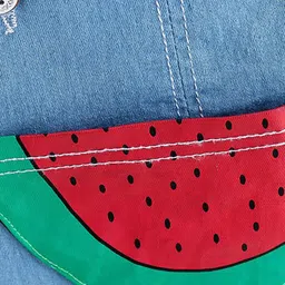 Bold N Elegant Infants Fruit Printed Short Dungaree With T-Shirt image 2