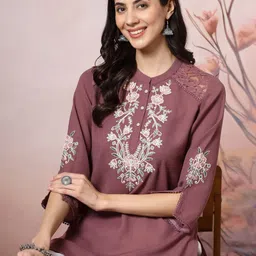 Nayam By Lakshita Embroidered Thread Work Thread Work Kurti-image-69
