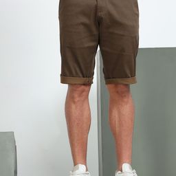 beevee Men Textured Printed Mid-Rise Pure Cotton Regular Shorts-image-75