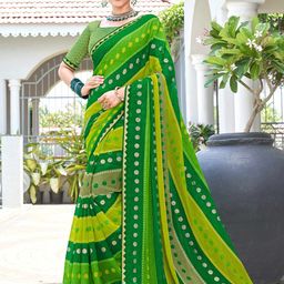 Laxmipati Poly Chiffon Saree-image-17