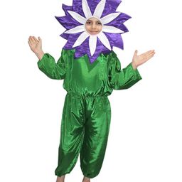 Kaku Fancy dresses Unisex Kids Purple Flower Costume-picture-37