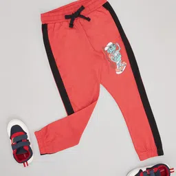 Pantaloons Junior Boys Printed Cotton Track Pants-image-94